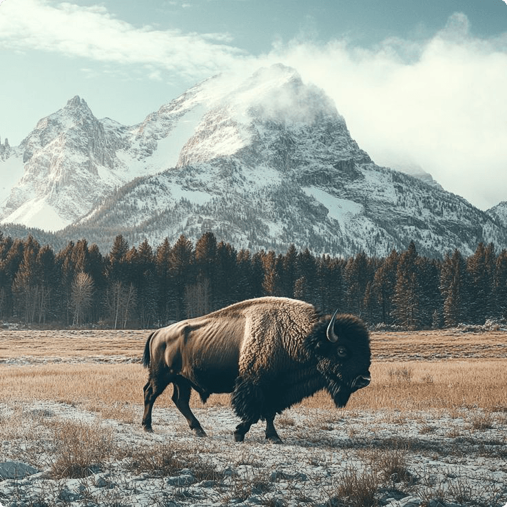 Majestic Bison
